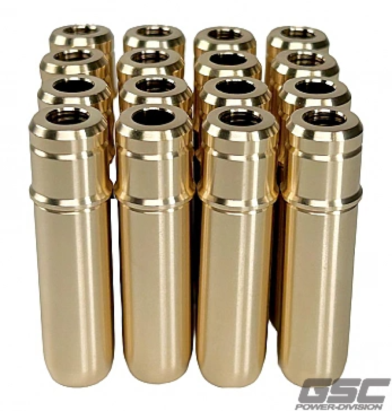 GSC P-D Ford 5.0L Coyote Gen 1/Gen 2 Int/Exh Valve Guide w/Stopper +.003in Oversize OD - Single - 3130.003-1 by GSC Power Div