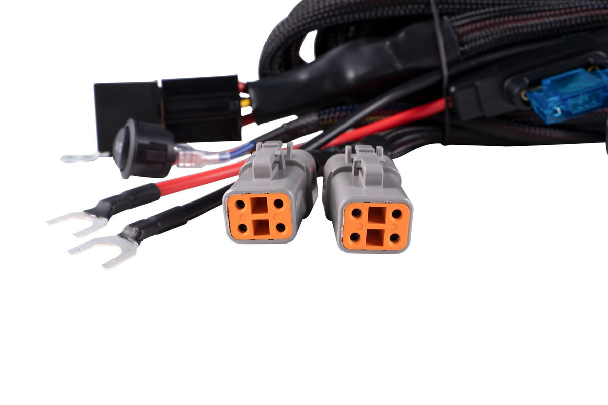 Diode Dynamics Ultra Heavy Duty Dual Output 4-pin Wiring Harness - DD4124