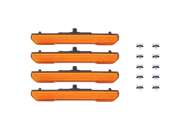 Diode Dynamics 2024 GMC Sierra/Canyon LED Sequential Sidemarkers - Amber - DD5180 for 2023-2025 GMC Canyon - front view
