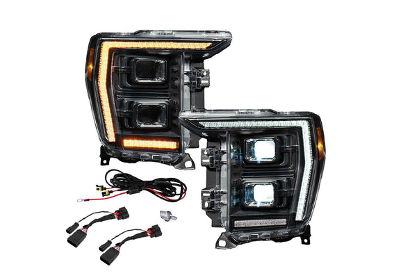 Diode Dynamics 21-23 Ford F-150 Platinum Elite Full LED Headlights - DD5178 for 2021-2023 Ford F 150 - front view