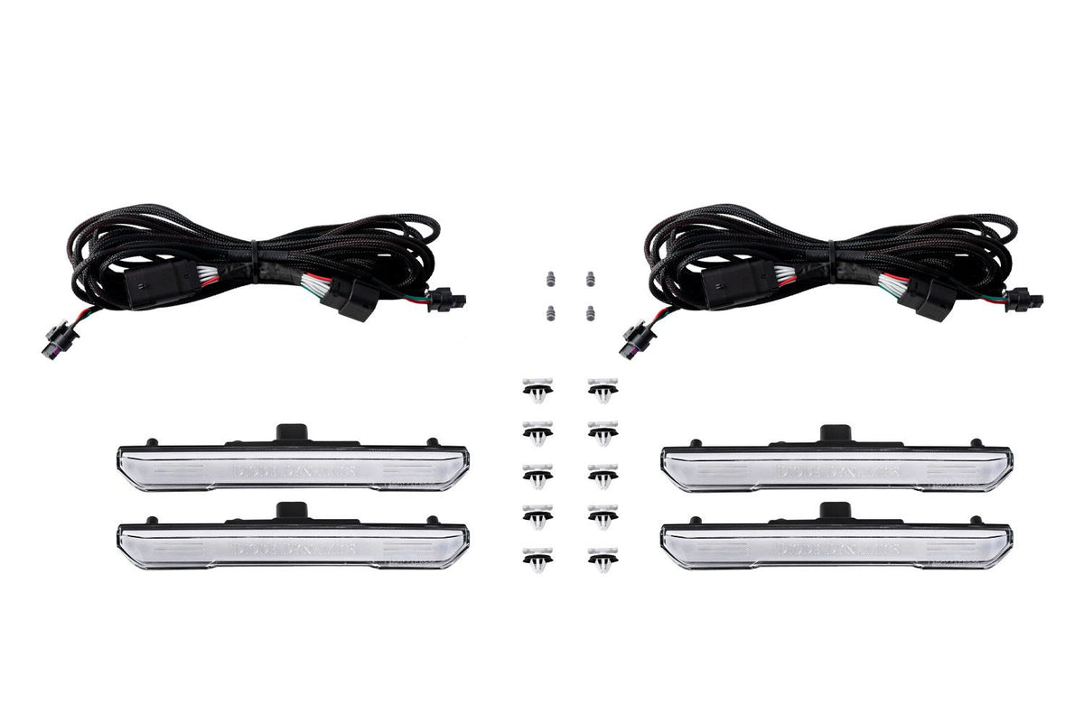 Diode Dynamics 2024 GMC Sierra/Canyon LED Sequential Sidemarkers - Clear - DD5179