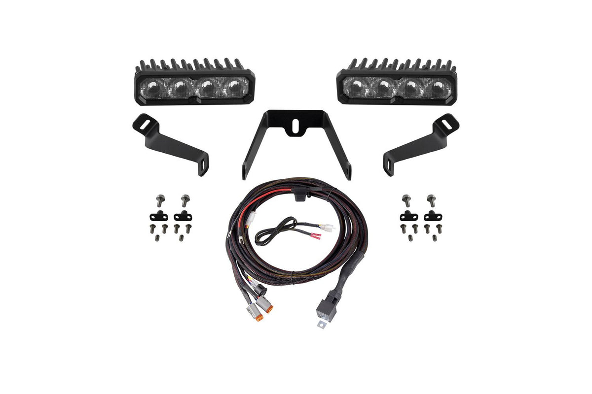 Diode Dynamics 2015-2017 Subaru WRX SS6 Pro LED Kit Yellow Fog 3000K - DD8592