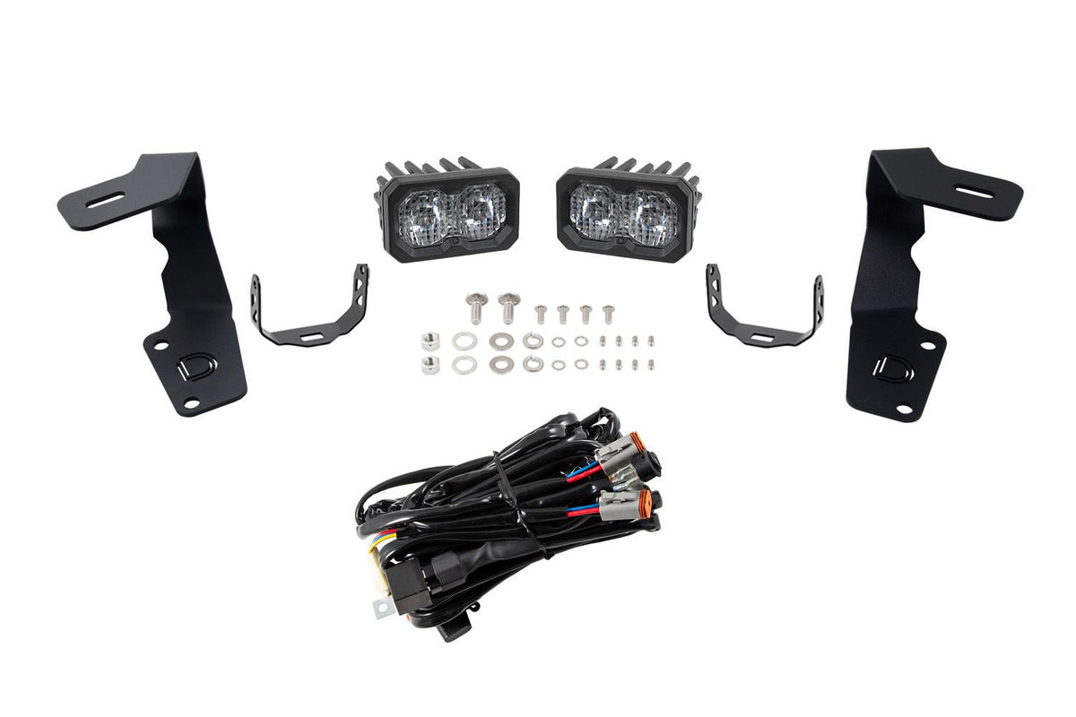 Diode Dynamics 15-21 Subaru WRX/STi Pro Stage Series 2in LED Ditch Light Kit - White Combo - DD6618