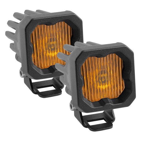 Diode Dynamics - Stage Series C1 LED Pod Yellow SAE-DOT Fog Standard ABL Pair