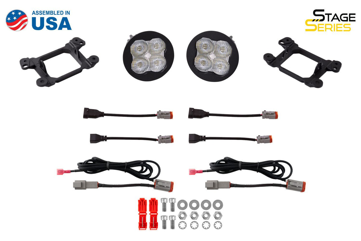 Diode Dynamics SS3 Max Type M Kit ABL - Yellow SAE Fog - DD7050