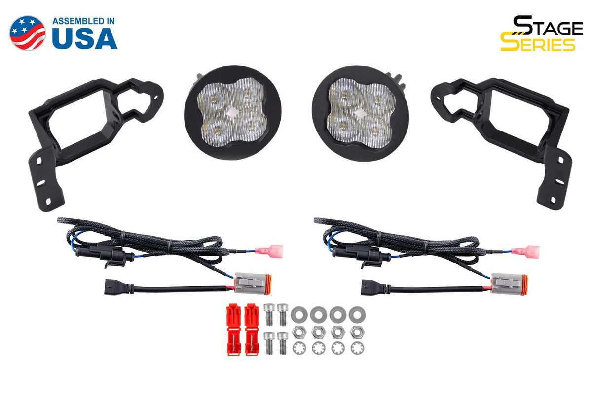 Diode Dynamics SS3 Pro Type MS Kit ABL - Yellow SAE Fog - DD7064