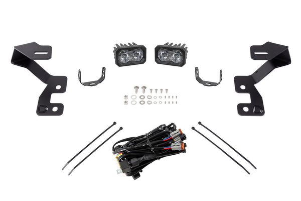 Diode Dynamics 2021 Ford Bronco Sport Stage Series 2in LED Ditch Light Kit - Pro White Combo - DD7144 for 2021-2026 Ford Bron