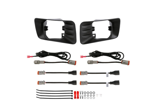 Diode Dynamics SS3 Type CH Fog Light Mounting Kit - DD7292P for 2007-2020 Chevrolet Tahoe - front view
