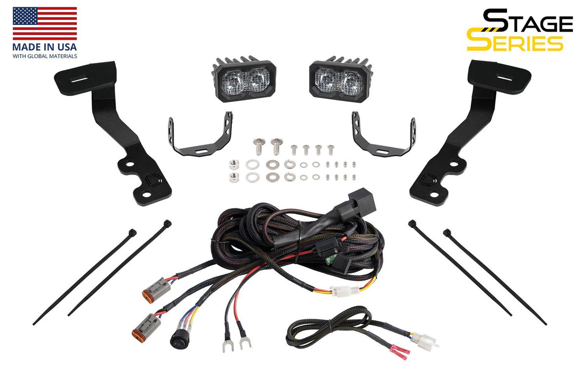Diode Dynamics 2022 Toyota Tundra Stage Series Ditch Light Bracket Kit - DD7388P