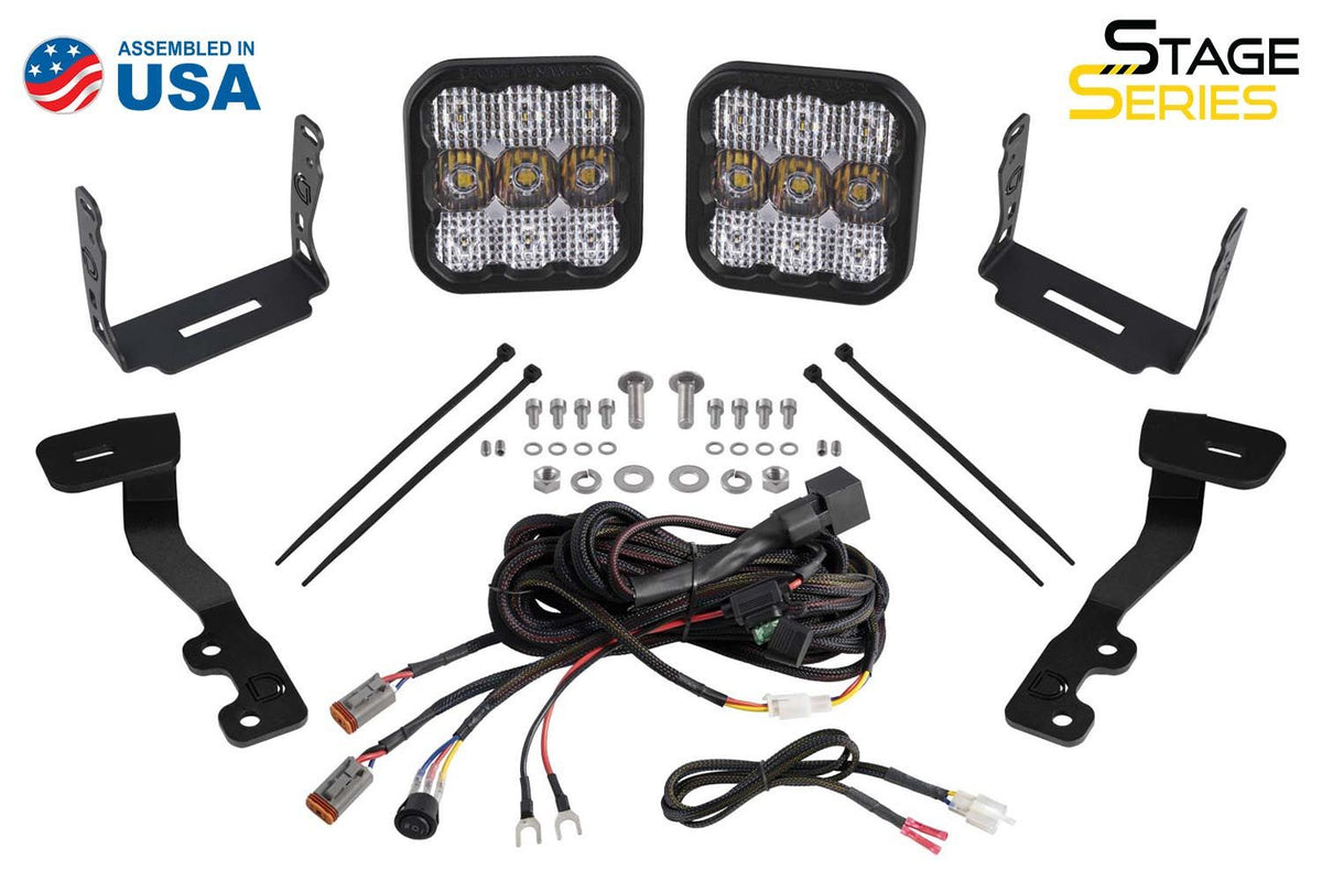 Diode Dynamics 2022 Toyota Tundra Stage Series Ditch Light Bracket Kit - DD7388P