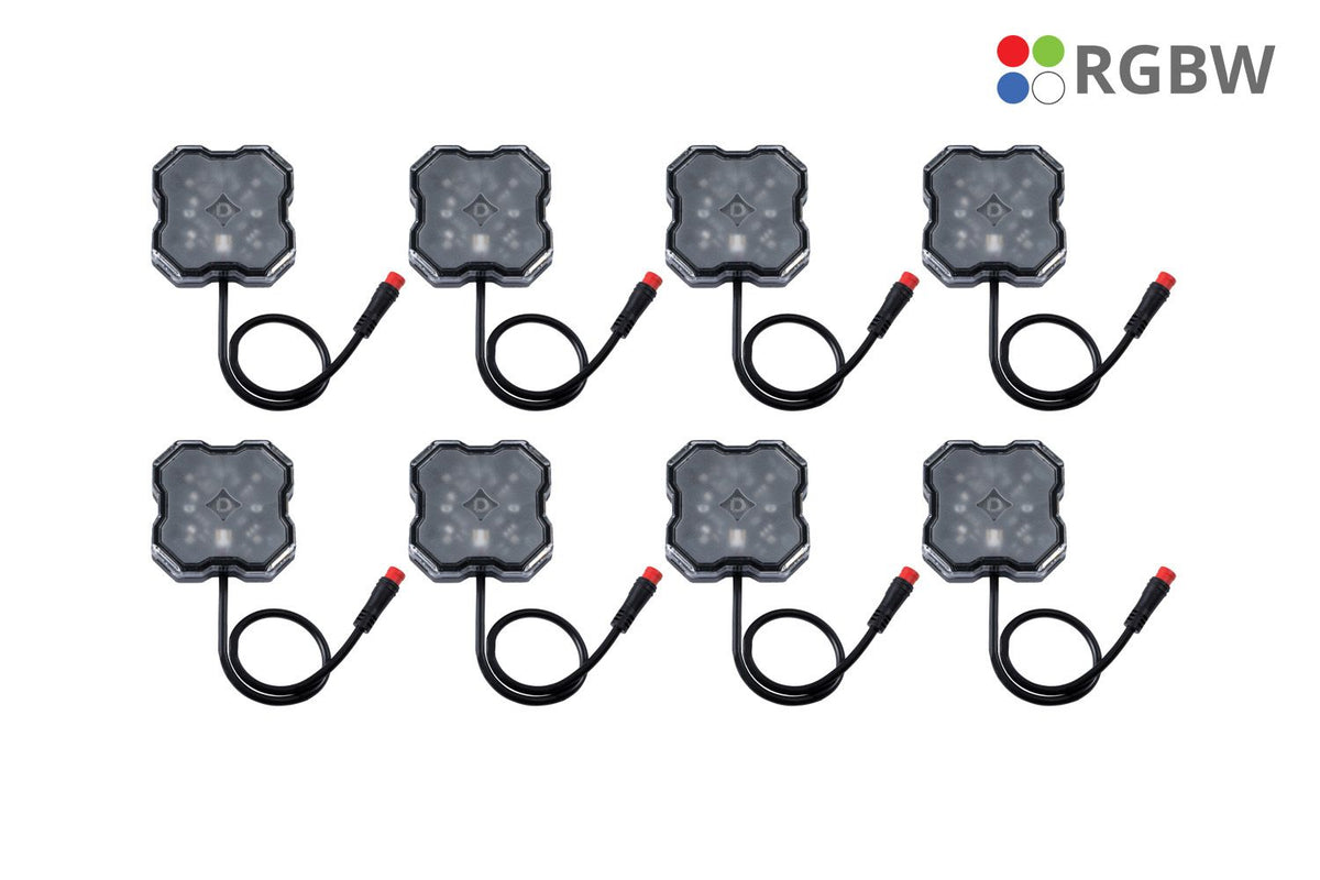 Diode Dynamics RGBW Rock Light Installer Kit (8-pack) - DD7744