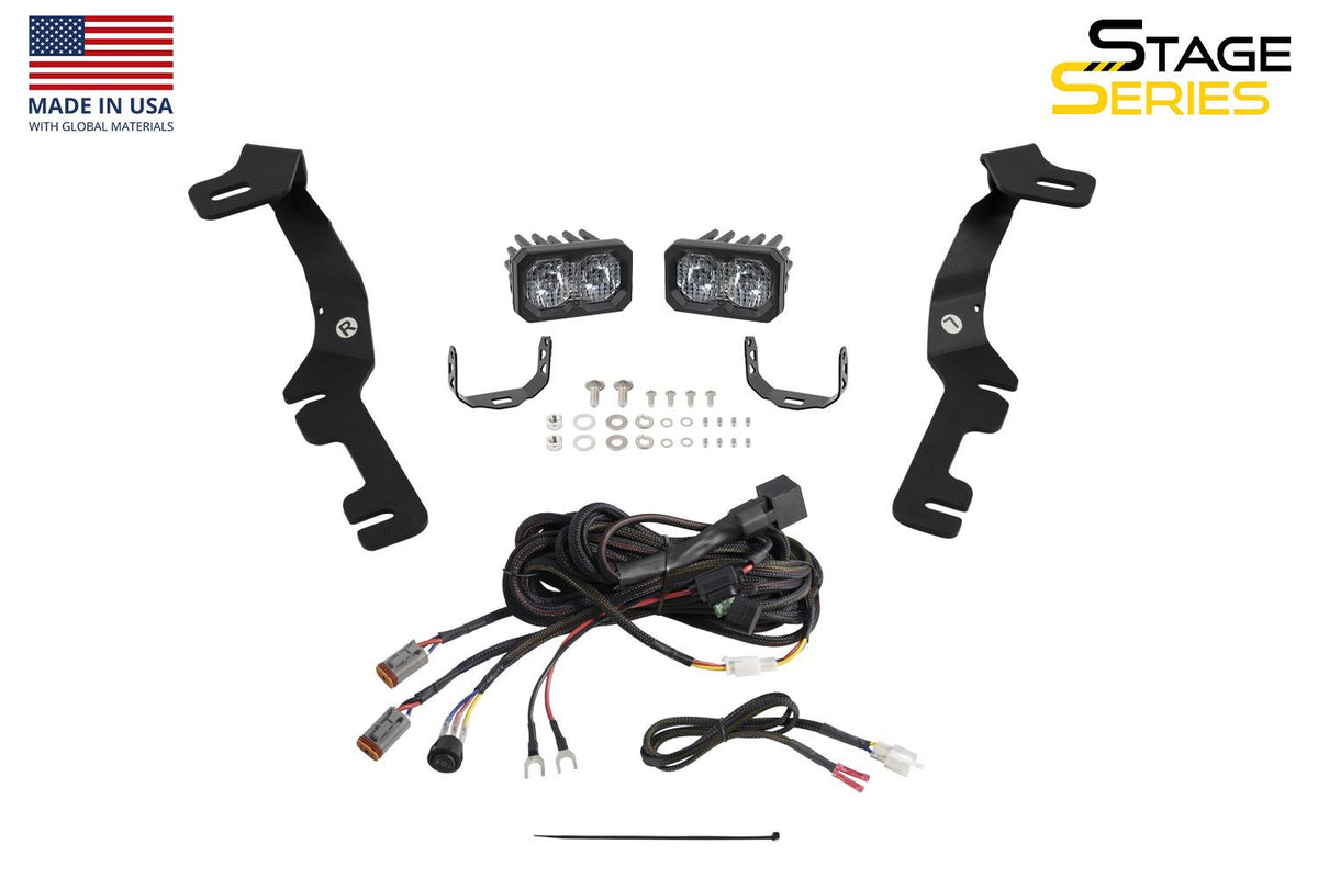 Diode Dynamics Stage Series Ditch Light Kit for 2019-Present Ram SS5 - Yellow Pro Combo - DD7606