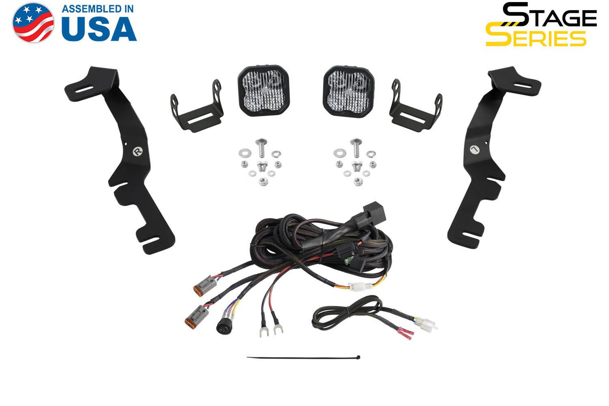 Diode Dynamics Stage Series Ditch Light Kit for 2019-Present Ram SS5 - Yellow Pro Combo - DD7606