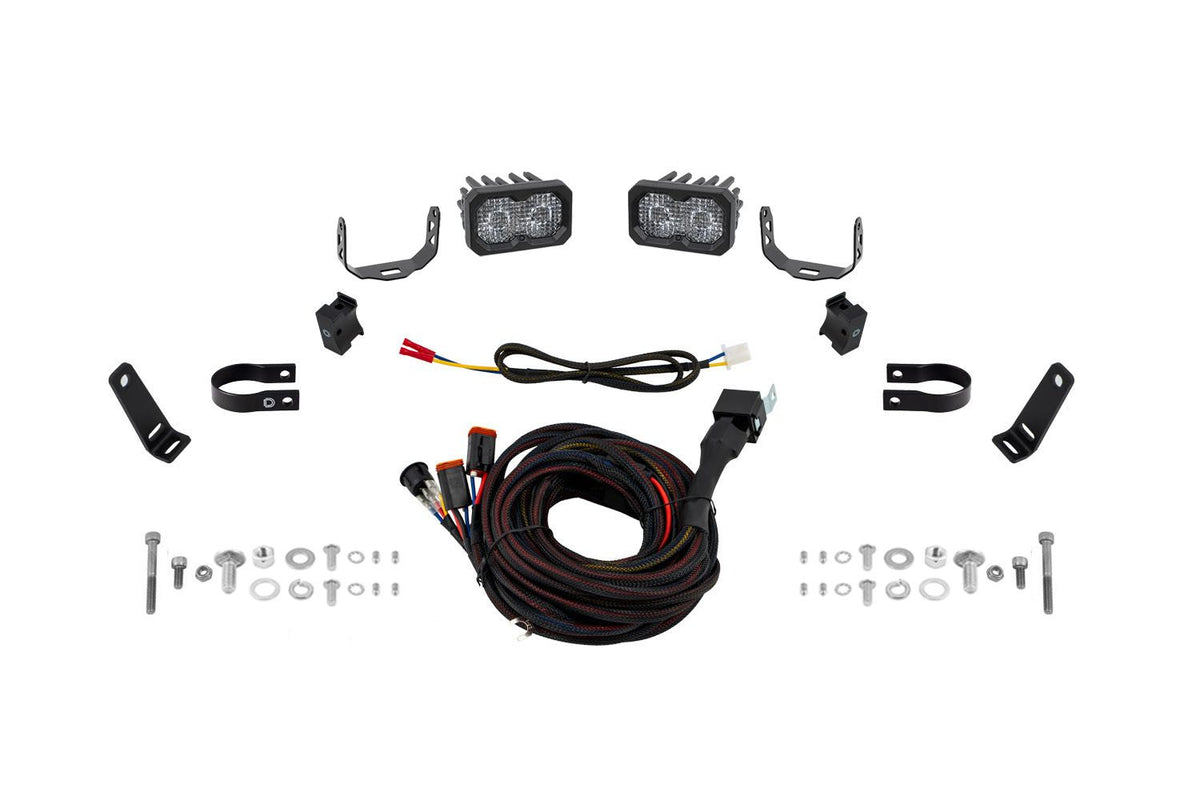 Diode Dynamics Stage Series 1 1/2 In Roll Bar Reverse Light Kit SSC2 Sport (Pair) - DD7730