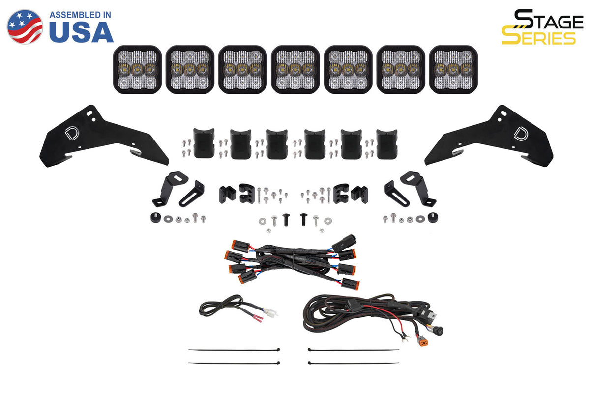 Diode Dynamics - SS5 Roof CrossLink Lightbar Kit for 2019-2025 Honda Talon - DD7919