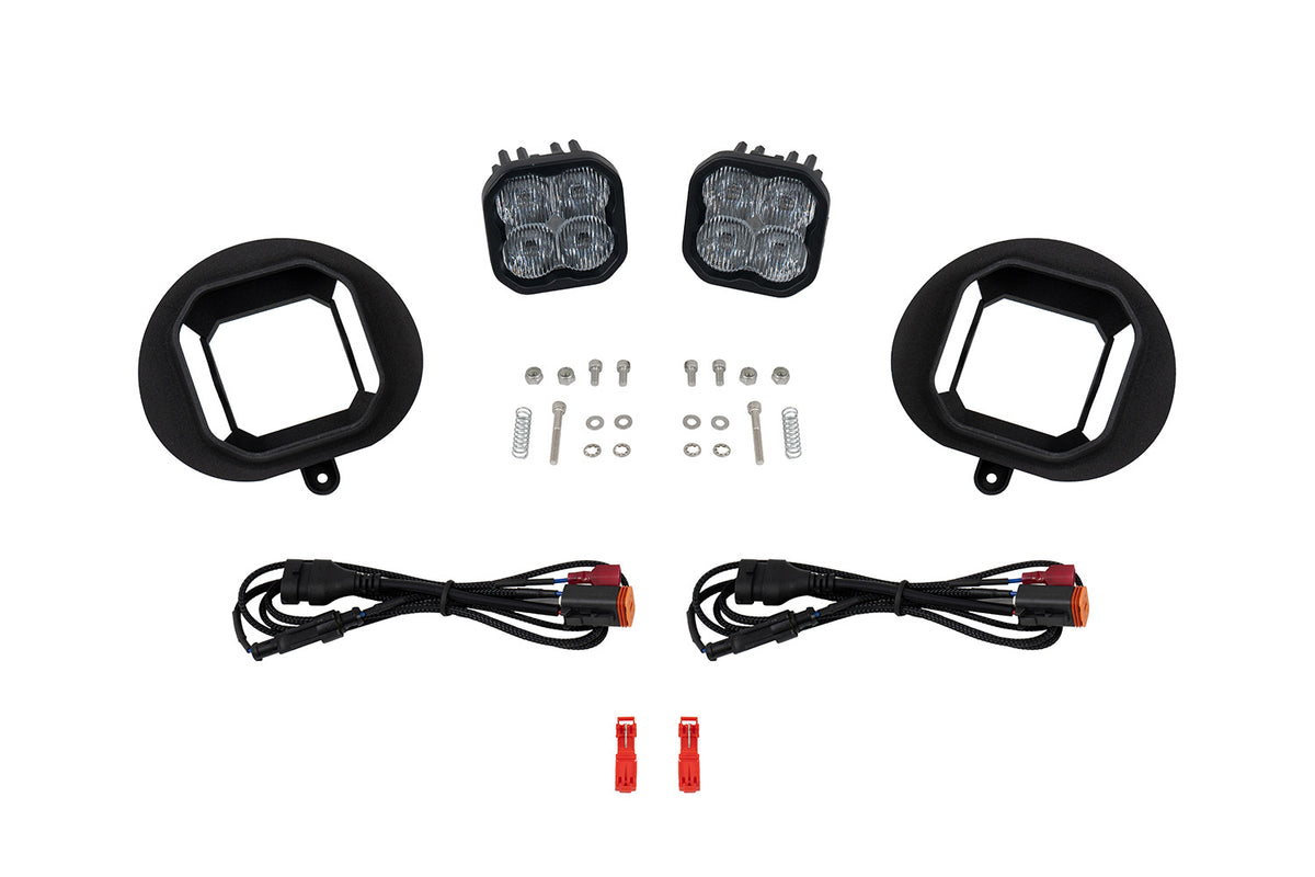 Diode Dynamics 02-08 Dodge Ram 1500/2500/3500 SS3 Fog Light Kit - White Max - DD8018 - DD8018
