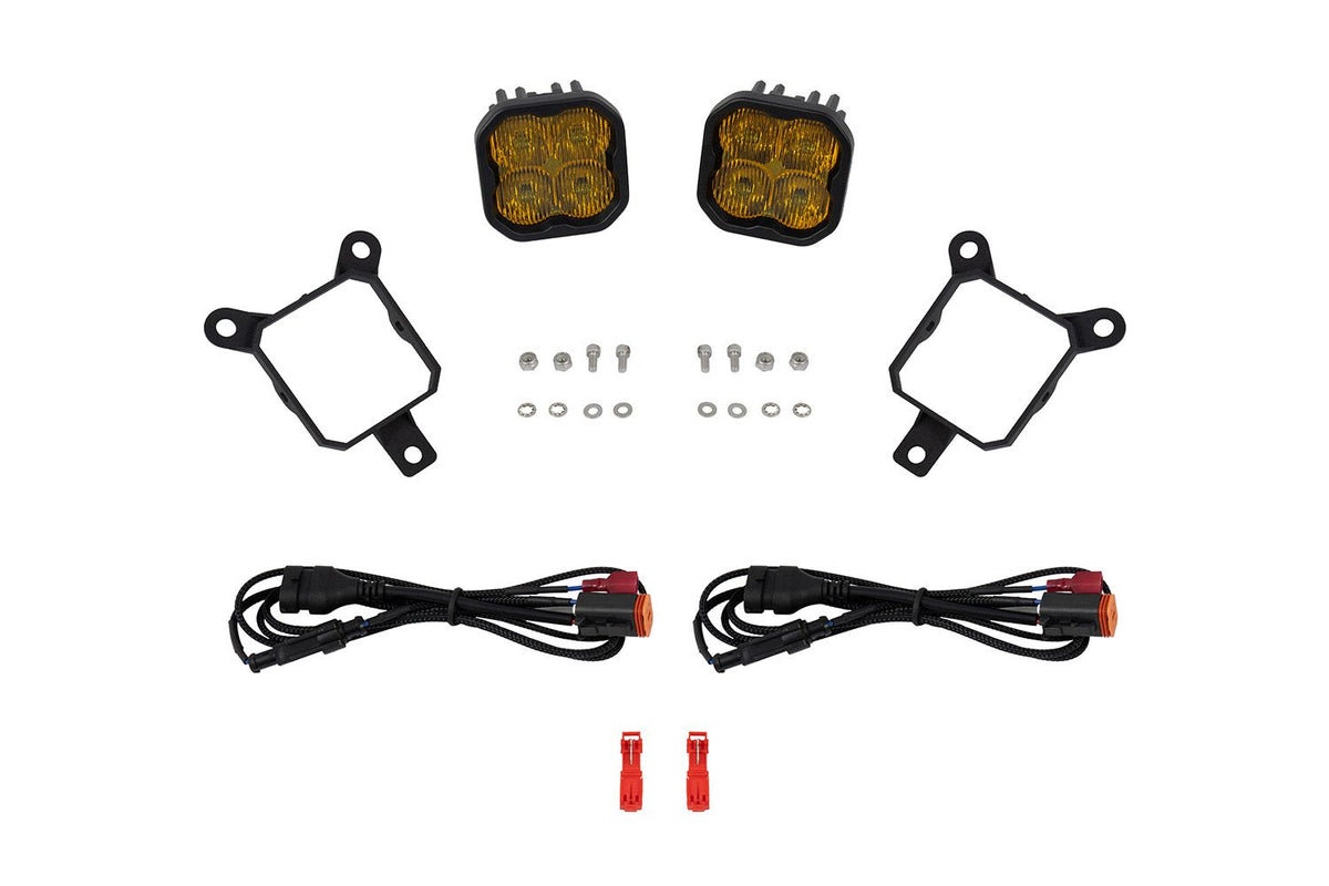 Diode Dynamics SS3 Pro Type YS Yellow Fog Light Kit - DD8034