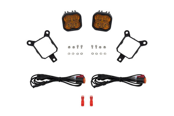 Diode Dynamics SS3 Max Type YS Kit ABL Yellow SAE Fog - DD8036 by Diode Dynamics - front view
