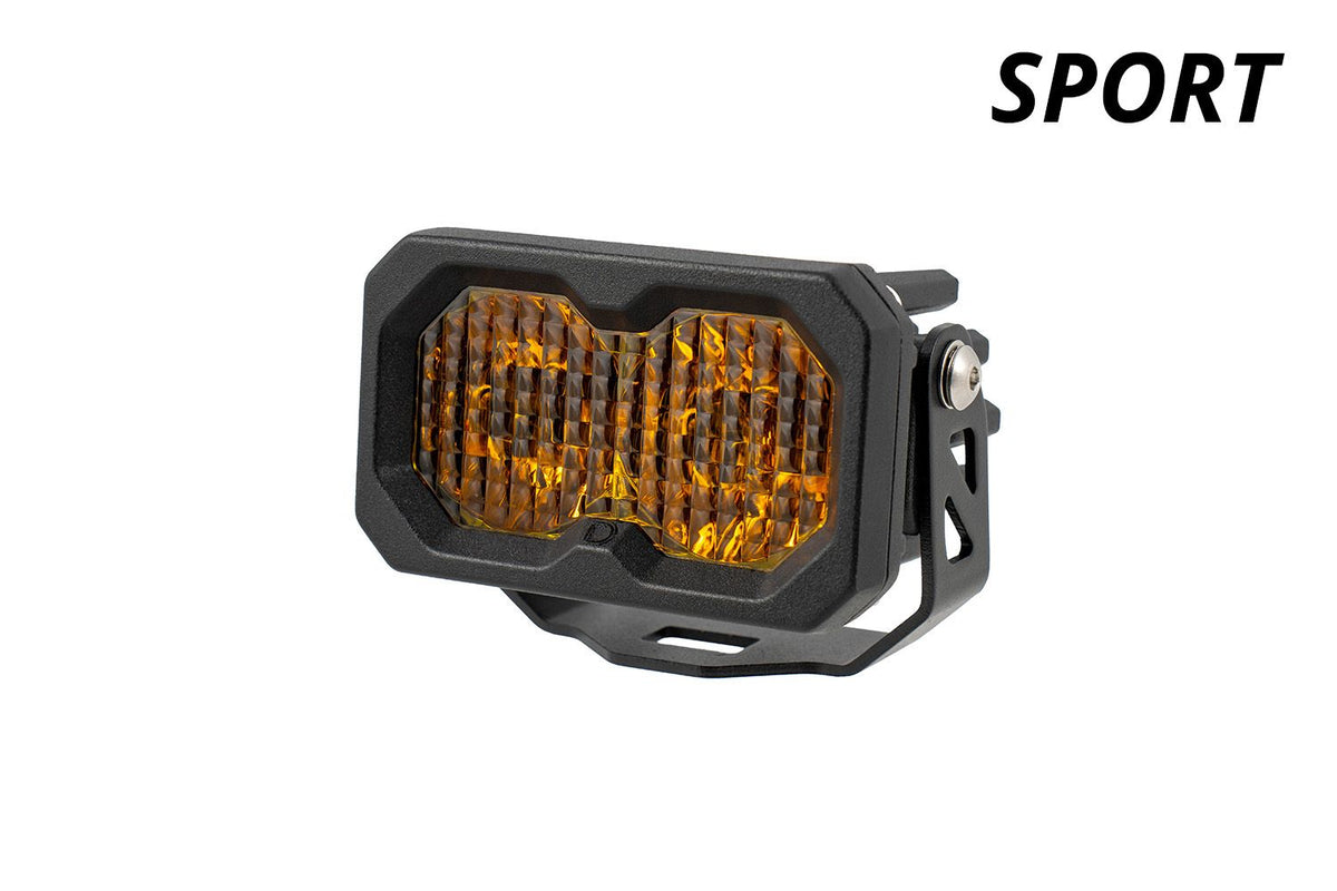 Diode Dynamics C2 2.0 Sport Yellow Spot Standard ABL (single) - DD8099S
