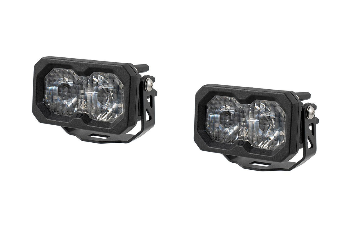 Diode Dynamics C2 2.0 Max White SAE Driving Standard ABL (Pair) - DD8242P