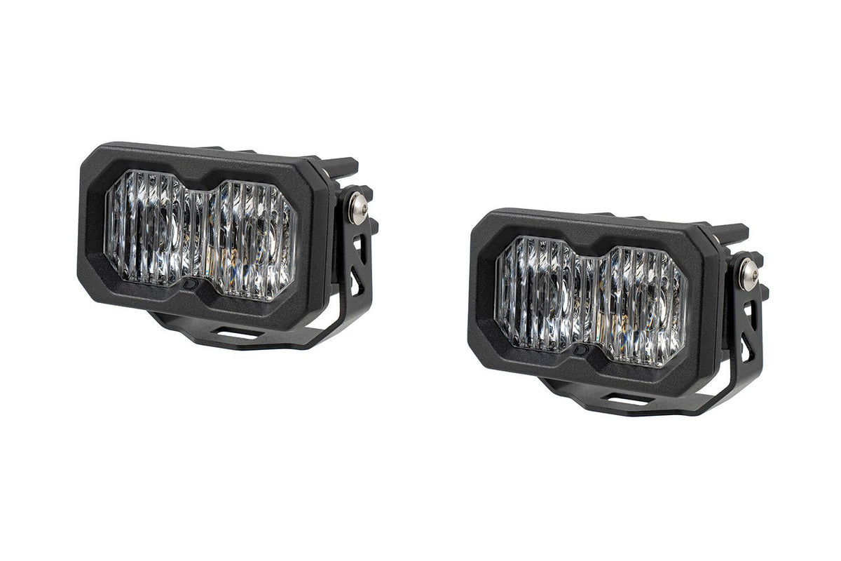 Diode Dynamics C2 2.0 Max White SAE Fog/Wide Standard ABL (Pair) - DD8240P