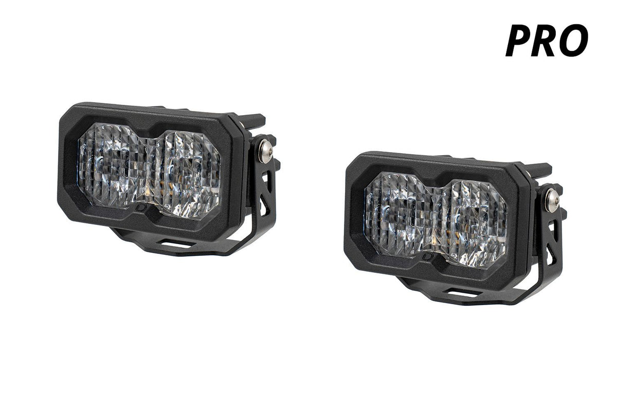 Diode Dynamics C2 2.0 Pro White SAE Fog/Wide Standard ABL (pair) - DD8102P