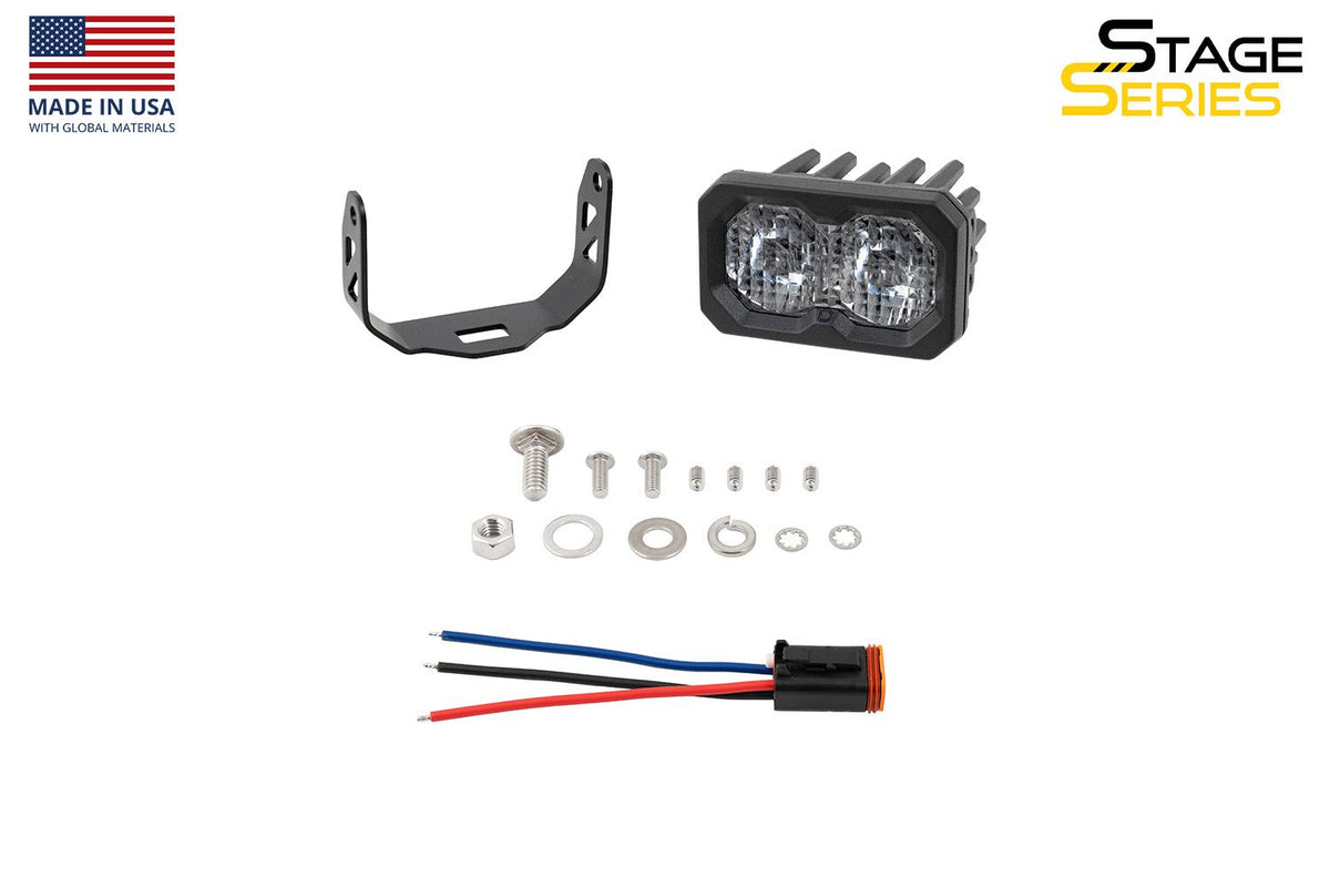Diode Dynamics C2 2.0 Max White SAE Fog/Wide Standard ABL (Single) - DD8240S