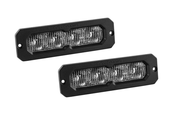 Diode Dynamics SS6 Max White Combo Flush RBL (pair) 6000K - DD8178P by Diode Dynamics - front view