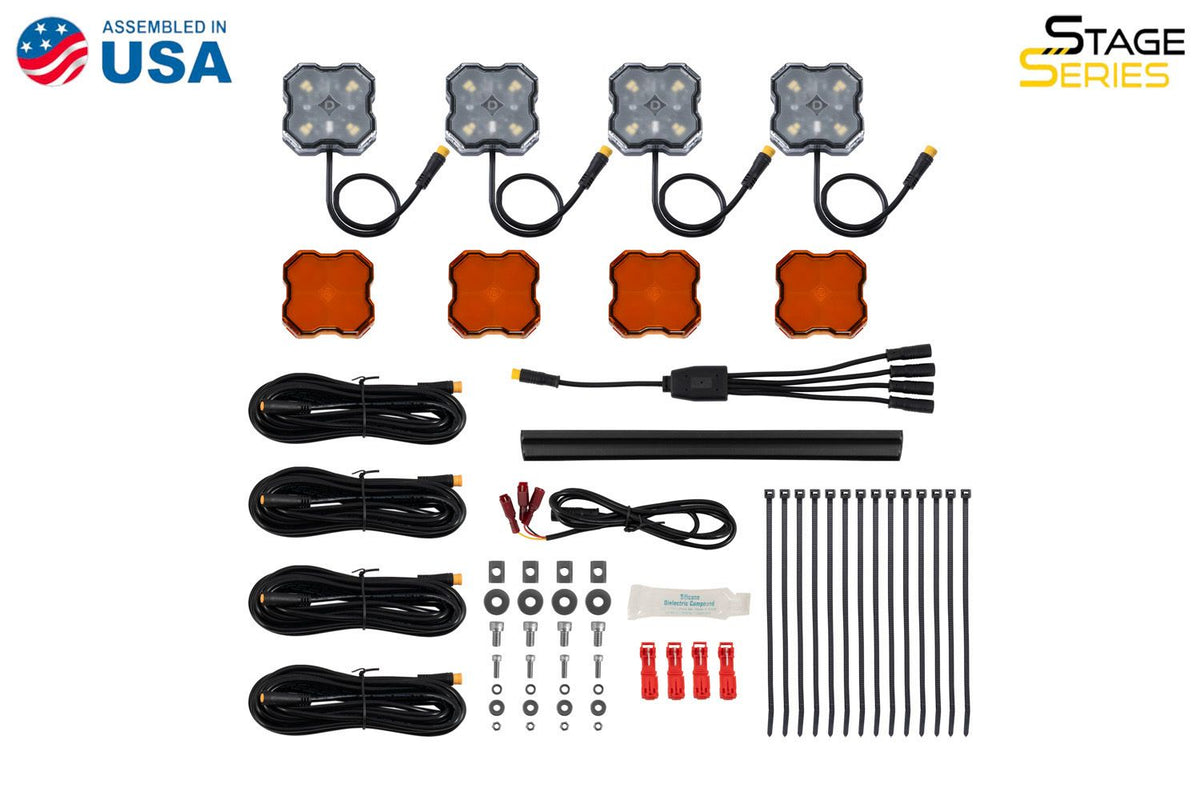 Diode Dynamics Stage Series LED Bed Light Kit for Kuat IBEX Bed Rack - DD8440