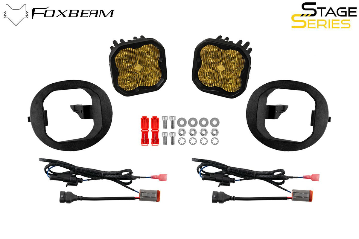 Diode Dynamics 06-09 Toyota 4Runner SS3 Type TR SAE Fog Light Kit - ABL Yellow - DD8449