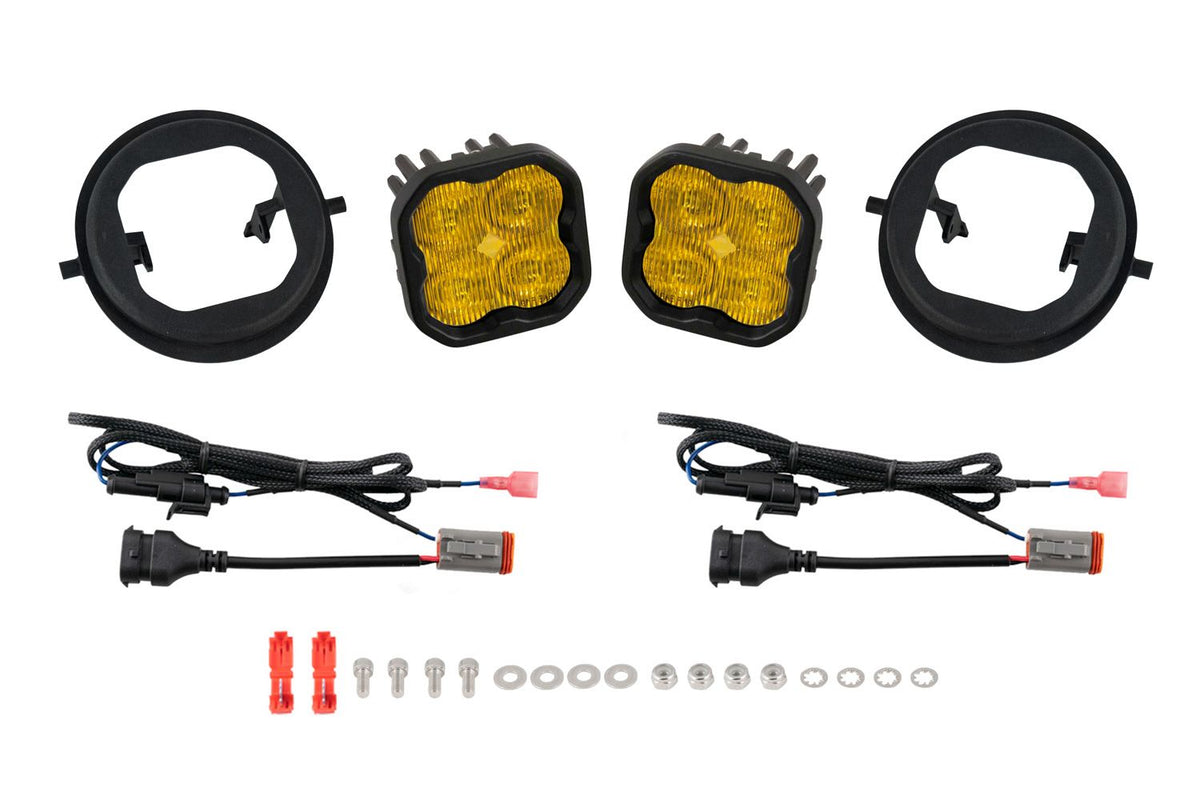Diode Dynamics SS3 Pro Type 2003 Sierra Kit ABL Yellow SAE Fog - DD8466