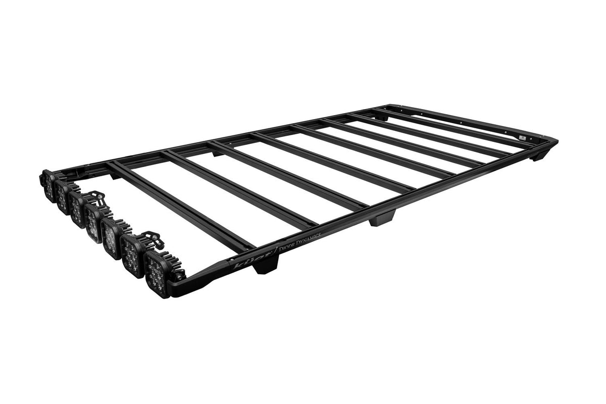 Diode Dynamics - x Kuat DEK Roof Rack for 2010-2024 Toyota 4Runner - 7-Pod SS5 Pro Light Bar, White Driving - DD8521