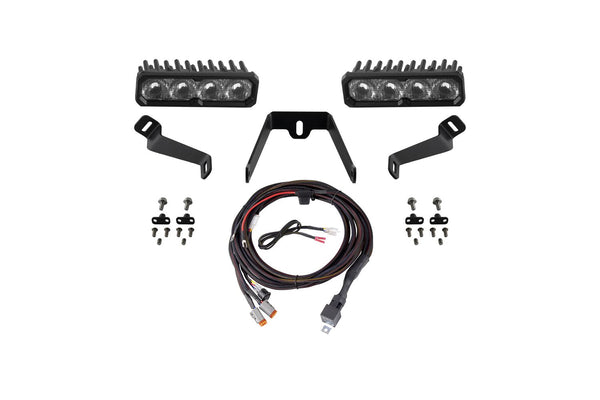 Diode Dynamics 2015-2017 Subaru WRX SS6 Pro LED Kit White Driving 6000K - DD8589 for 2015-2017 Subaru WRX - front view