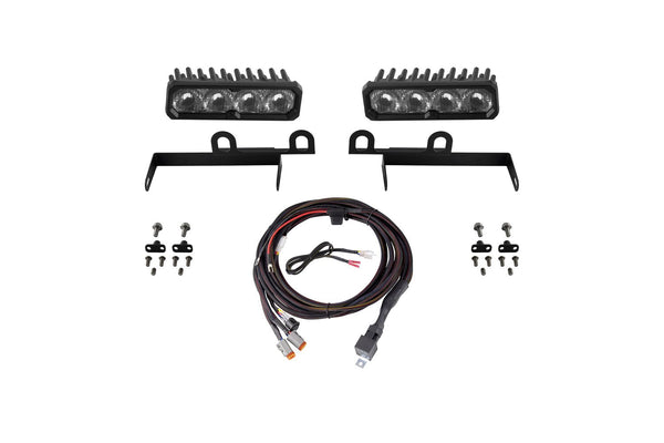 Diode Dynamics 2013-2018 Ram 1500 Ram SportExpress SS6 Sport LED Kit White Driving 6000K - DD8864 for 2013-2018 Ram 1500 - fr