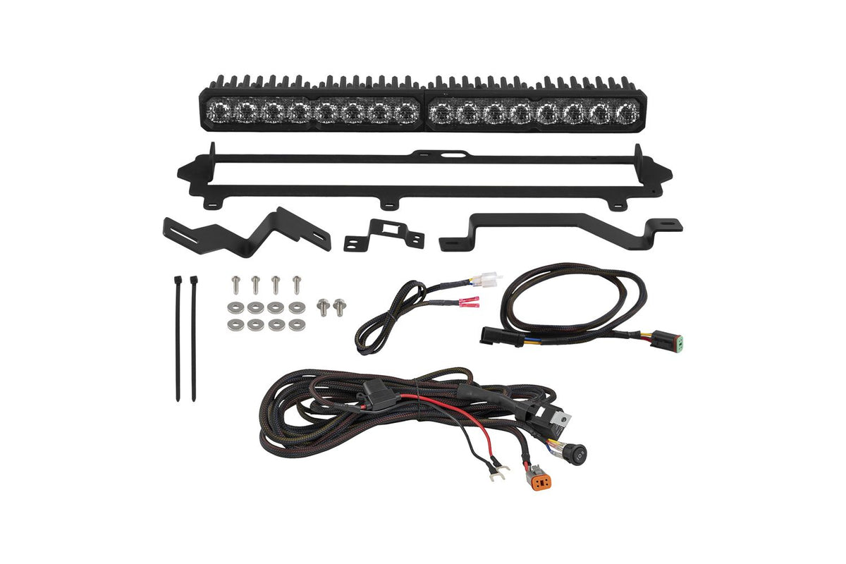 Diode Dynamics 2022-2026 Toyota Tundra Pro Grille SS20 Pro LED Kit White Combo 6000K - DD8664