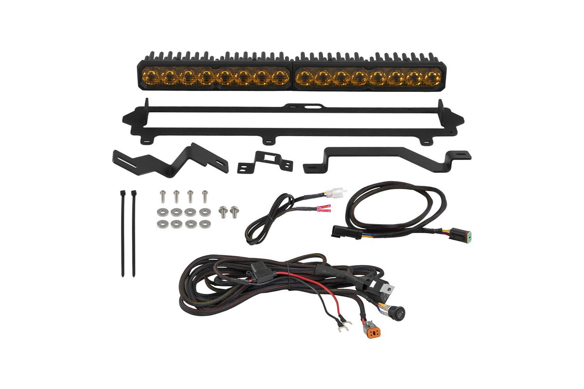Diode Dynamics 2022-2026 Toyota Tundra Pro Grille SS20 Pro LED Kit Yellow Driving 3000K - DD8667 for 2022-2026 Toyota Tundra 