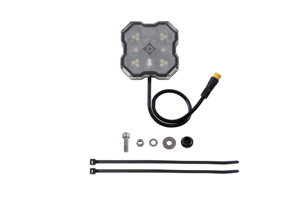 Diode Dynamics Rock Light - Red/White - M8 (single) - DD8743 - DD8743