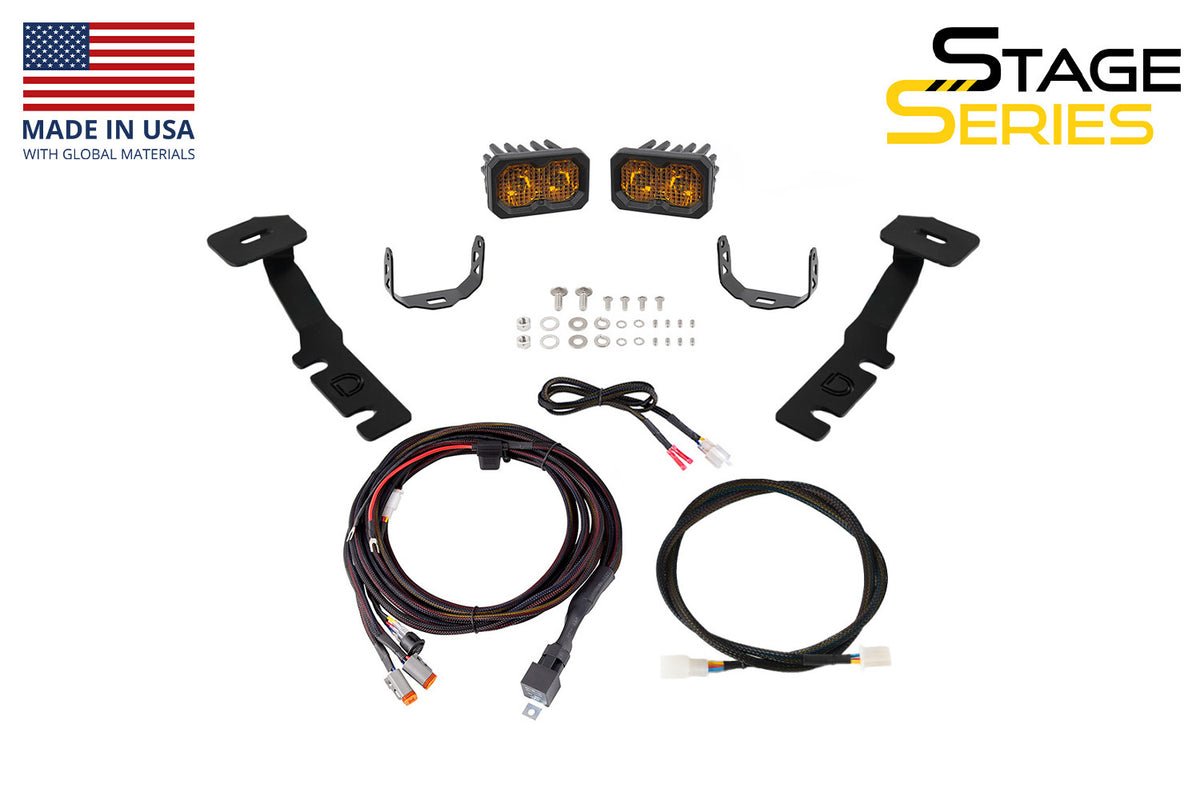Diode Dynamics - Stage Series Backlit Ditch Light Kit for 2019-2025 Toyota RAV4 - DD8804