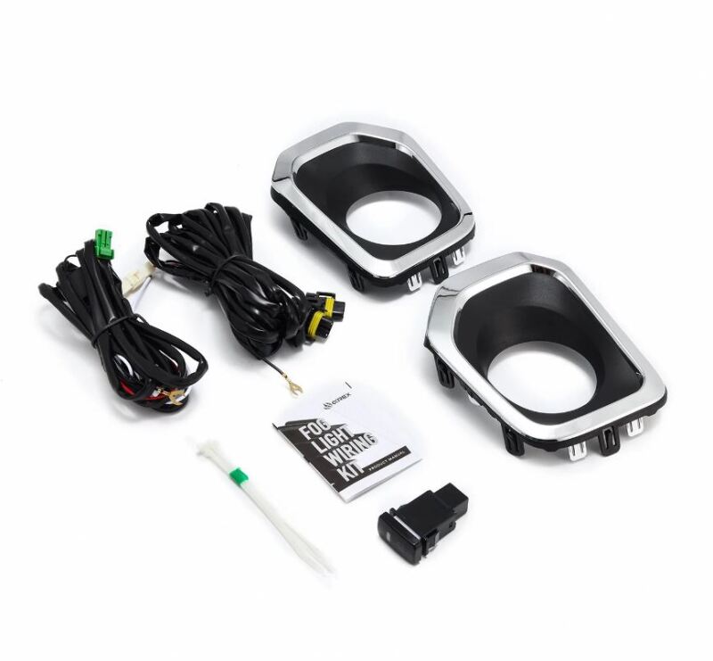 Alpharex 16-22 Toyota Tacoma Bezel &amp; Wiring Kit (Does Not Include Fog Lights) - 211006