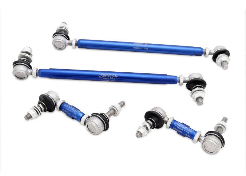 SuperPro 06-13 Audi A3 HD Adjustable End Link Set (TRC12265 + TRC1045L) - TRCLNKSET17