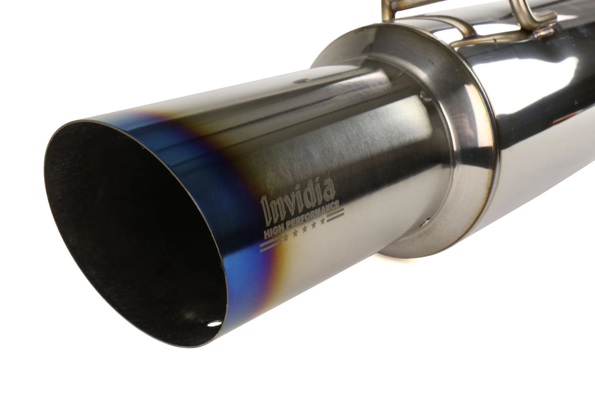 Invidia 12-15 Honda Civic Si Coupe N1 Titanium Tip 76mm Cat-Back Exhaust