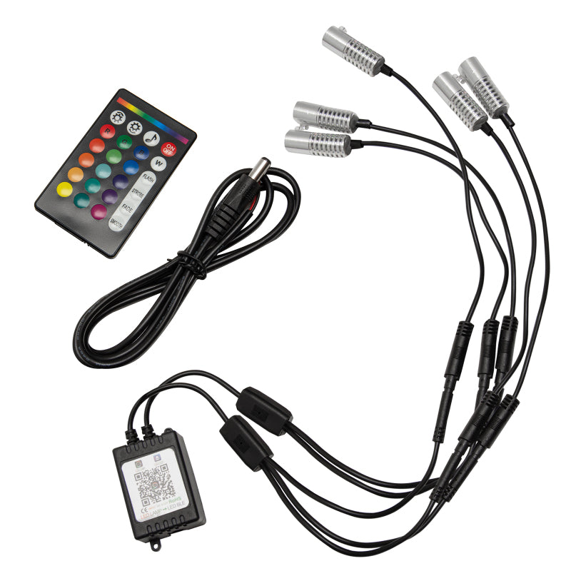 Oracle Fiber Optic LED Light Head - ColorSHIFT (4PCS) - ColorSHIFT SEE WARRANTY - 4231-333-5