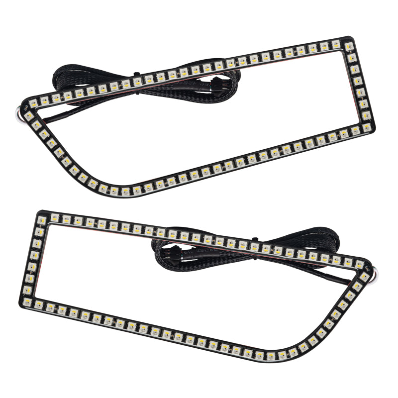 Oracle 1421 Polaris RZR 900/1000 Turbo Dynamic RGB+A Seq Turn Signal Headlight Halo KitSEE WARRANTY - 1439-332