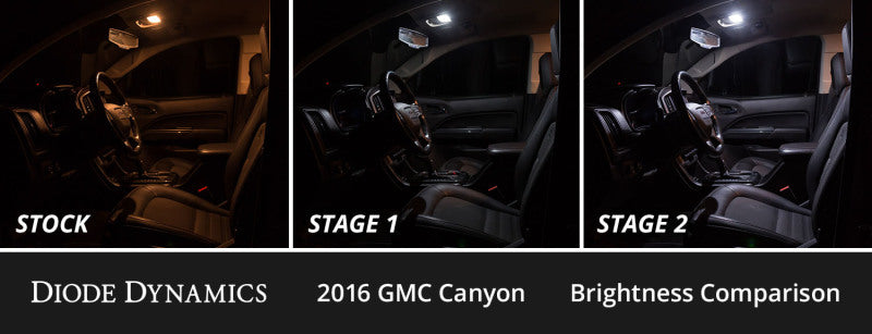 Diode Dynamics 15-22 GMC Canyon Interior LED Kit Cool White Stage 1 - DD0497 for 2018 GMC Canyon - close-up