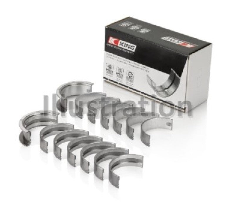 King BMW M20B20-23-25-27 / M50B25 / M52B20-25-28 (Size 1.00) Main Bearing Set - MB798AM1.0
