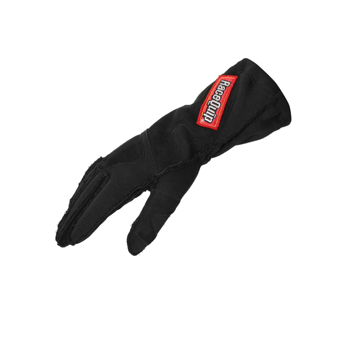 RaceQuip 356 Series 2 Layer Nomex Outseam Race Gloves SFI 3.3 / 5 All Black Medium