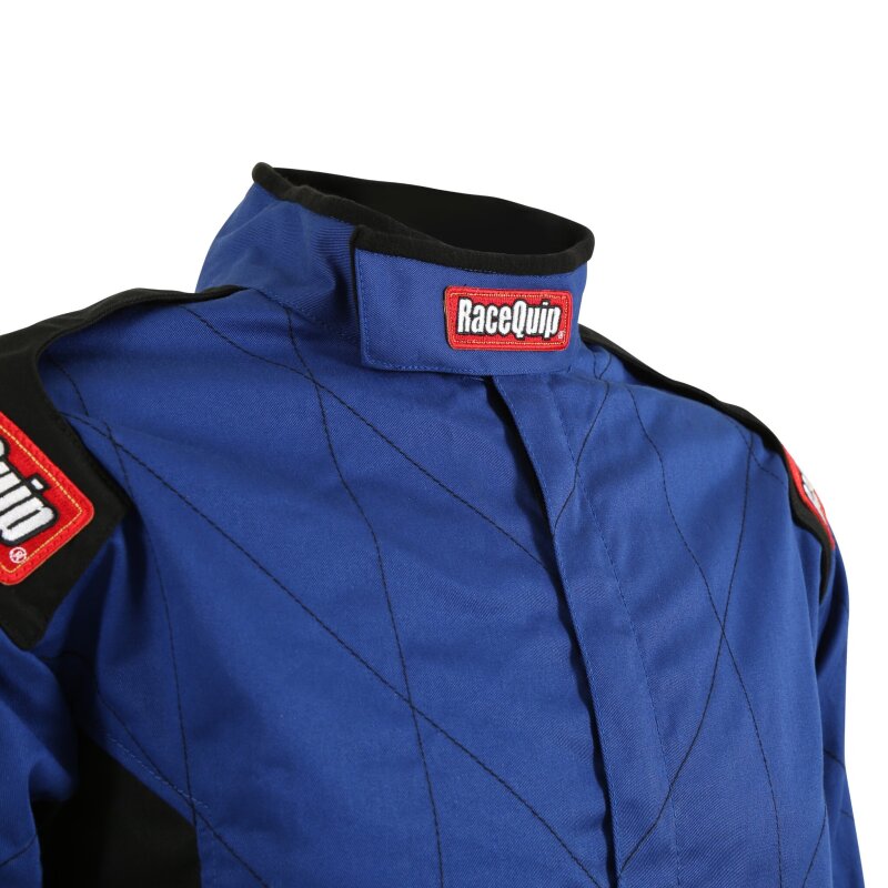 RaceQuip Blue Chevron-1 Suit - SFI-1 Medium - 130923RQP