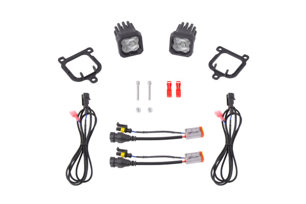 Diode Dynamics 21-24 Ford Bronco Sport SSC1 LED Fog Light Kit - DD7174 for 2021-2026 Ford Bronco Sport - front view