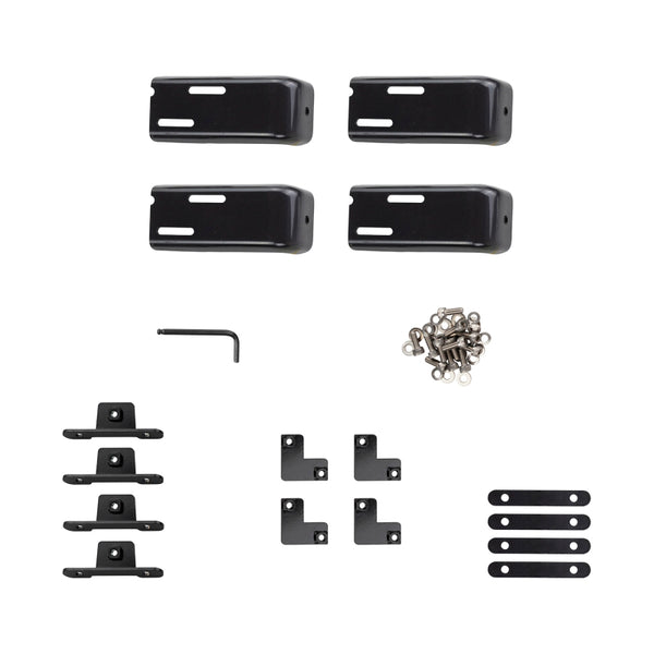 ARB F/Kit Roofrack 100 Ser Rack 4 - 3713020 for 1998-2007 Toyota Land Cruiser - front view