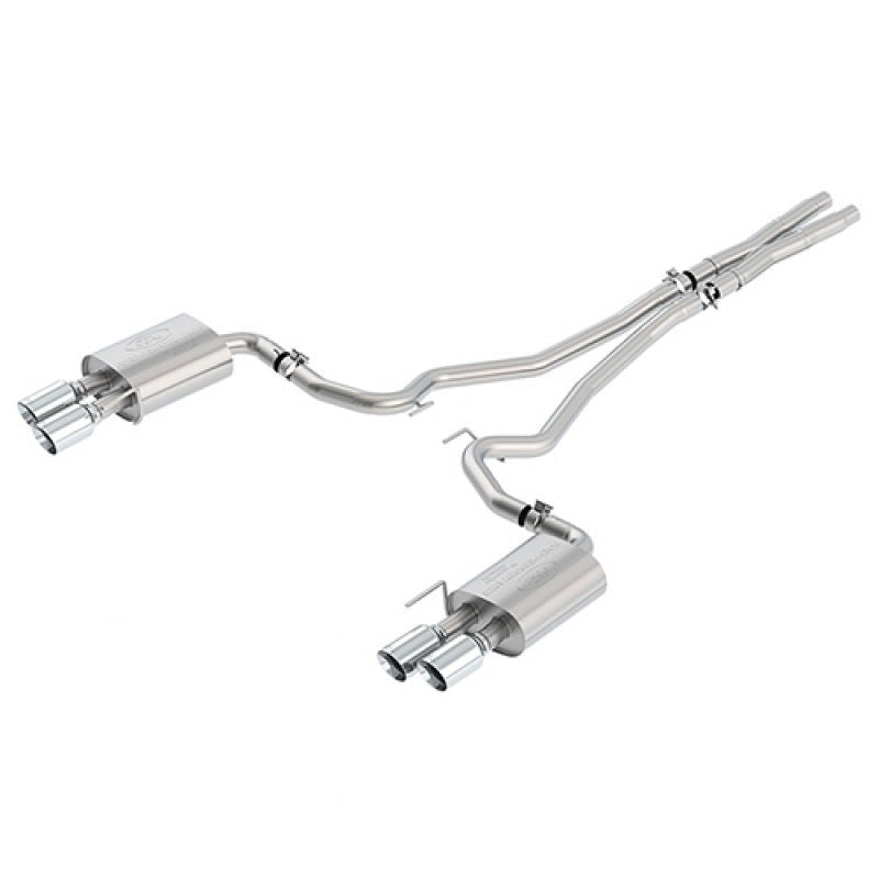 Ford Racing 2018+ Mustang GT 5.0L Cat-Back Sport Exhaust System w/ Quad Chrome Tips - M-5200-M8SCA